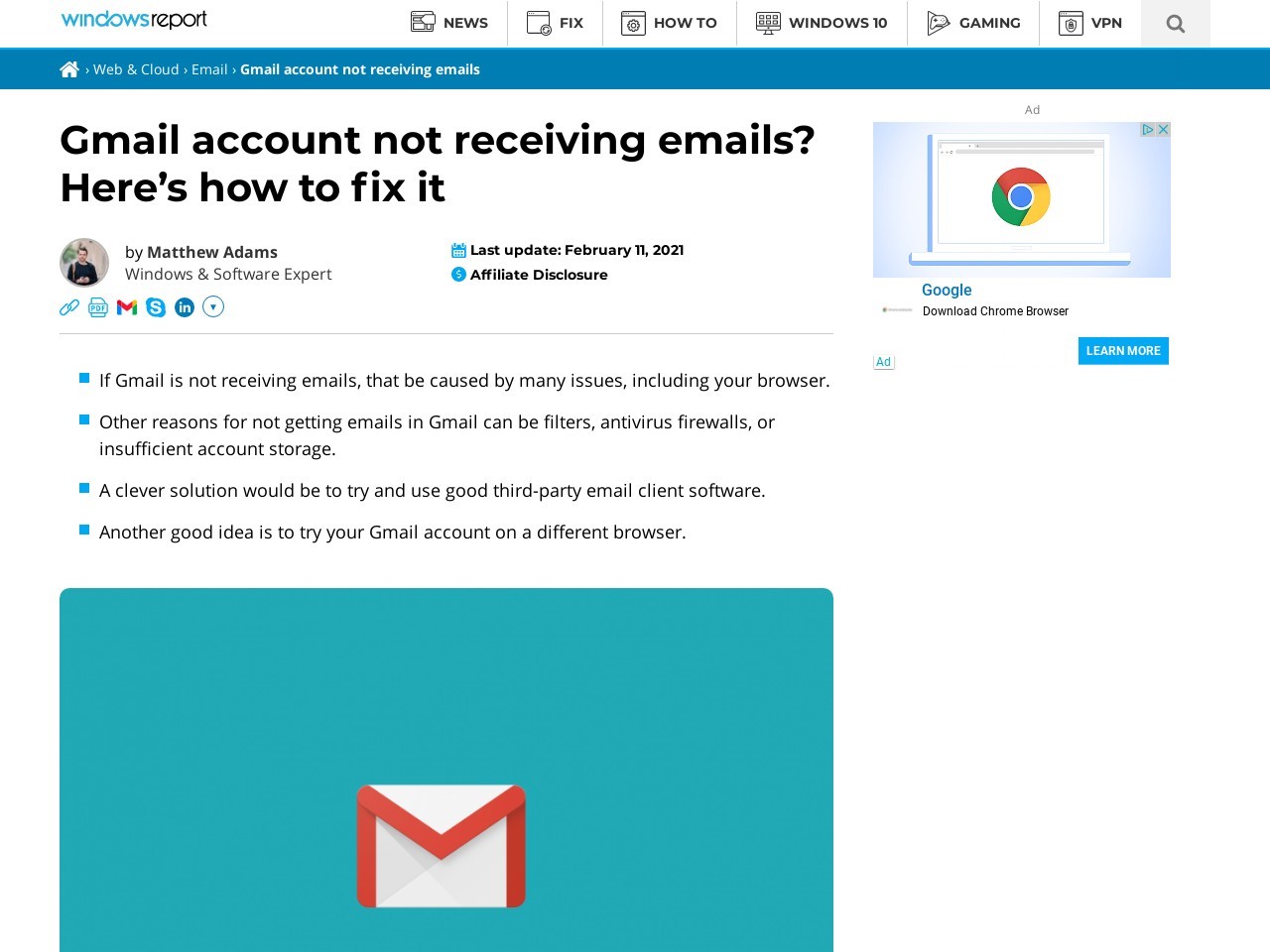 Gmail account not receiving emails? Here's how to fix it