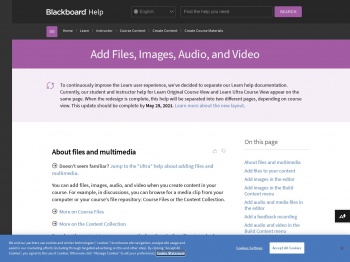Add Files, Images, Audio, and Video | Blackboard Help