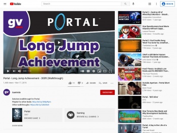 Portal - Long Jump Achievement - 300ft (Walkthrough ...
