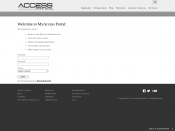 Welcome to MyAccess Portal - | Access Driving School