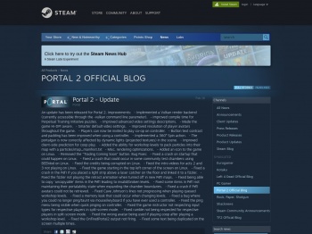 News - Portal 2 Official Blog - Steam
