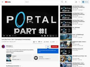 Let's Play Portal - Part 1 (Gameplay & Commentary) - YouTube