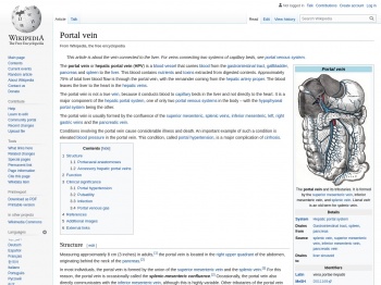 Portal vein - Wikipedia