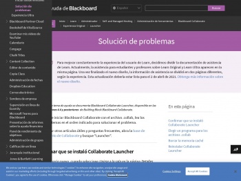 Solución de problemas | Ayuda de Blackboard