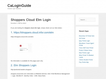 Shoppers Cloud Etm Login - CaLoginGuide