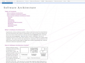 Software Architecture - Thomas A. Alspaugh