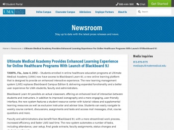 Ultimate Medical Academy Provides Enhanced Learning ...