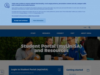 Login to Student Portal (myUniSA) - Intranet - University of ...