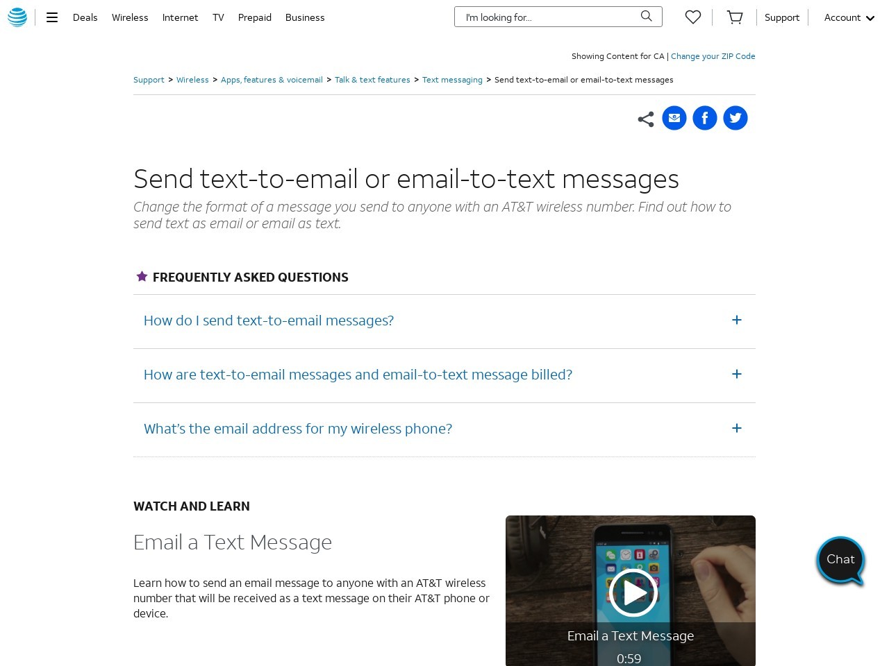 Send Text-To-Email or Email-To-Text Messages - Wireless ...