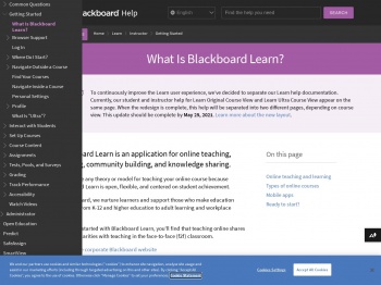 What Is Blackboard Learn? | Blackboard Help