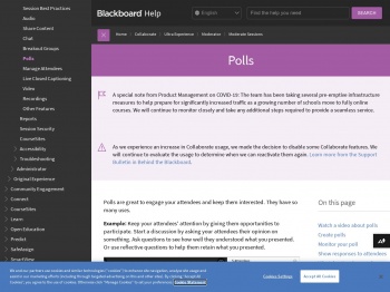 Polls | Blackboard Help