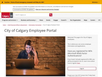City of Calgary Employee Portal