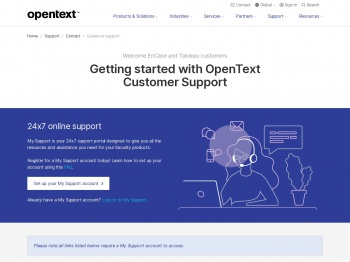 Getting started with OpenText Customer Support for EnCase ...