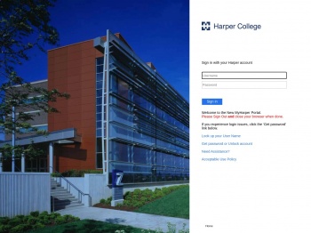 Sign In - Harper College