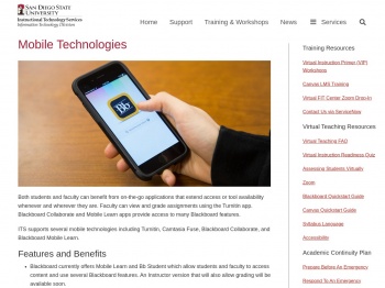 Mobile Technologies - Instructional Technology Services