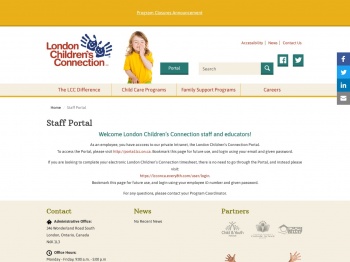 Staff Portal | London Children's Connection - Canada