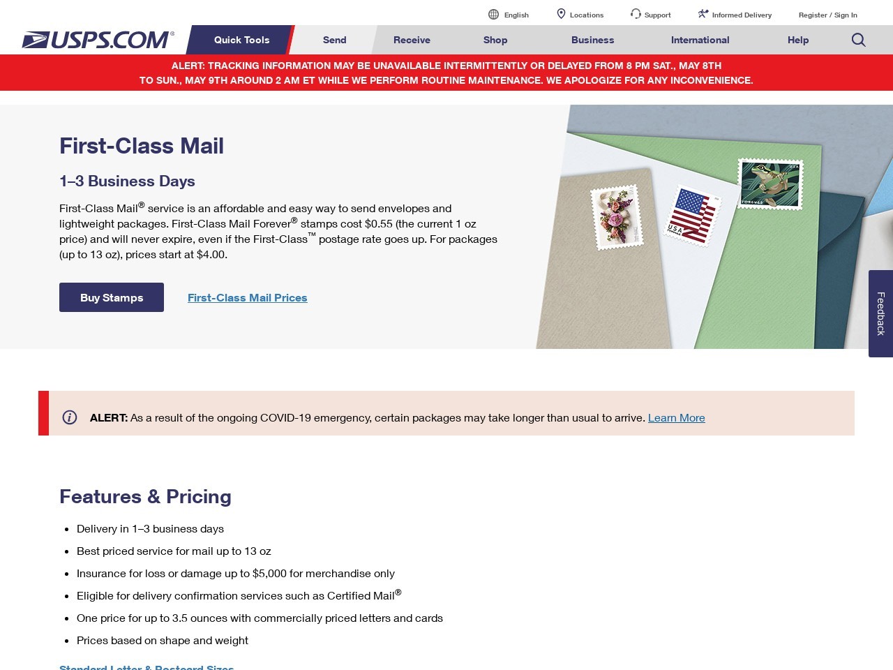 First-Class Mail & Postage | USPS