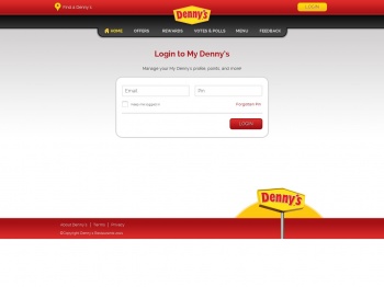 Login to My Denny's - Index | Denny's