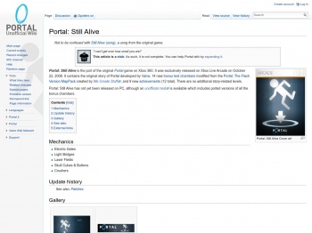 Portal: Still Alive - Portal Wiki