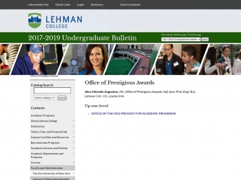 Lehman College - Office of Prestigious Awards