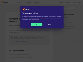 Managing subscriptions through your Avast account | Avast