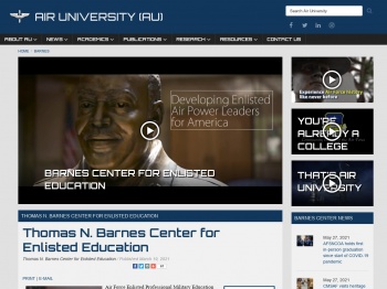 Thomas N. Barnes Center for Enlisted Education > Air University