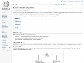 Blackboard (design pattern) - Wikipedia