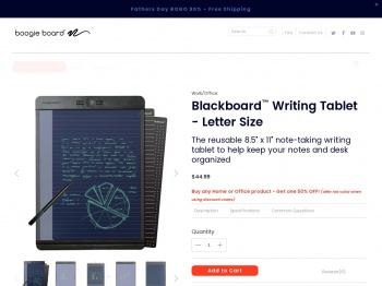 Boogie Board™ - Blackboard™ Writing Tablet - Letter Size