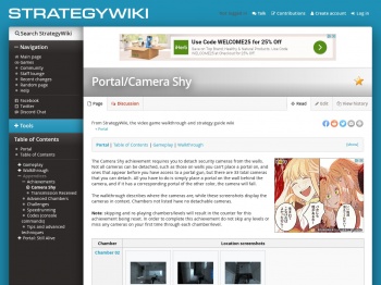 Portal/Camera Shy — StrategyWiki, the video game ...