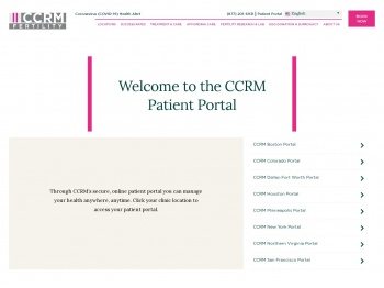 CCRM US Patient Portal | CCRM Fertility Clinics