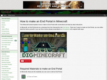 How to create an End Portal in Minecraft