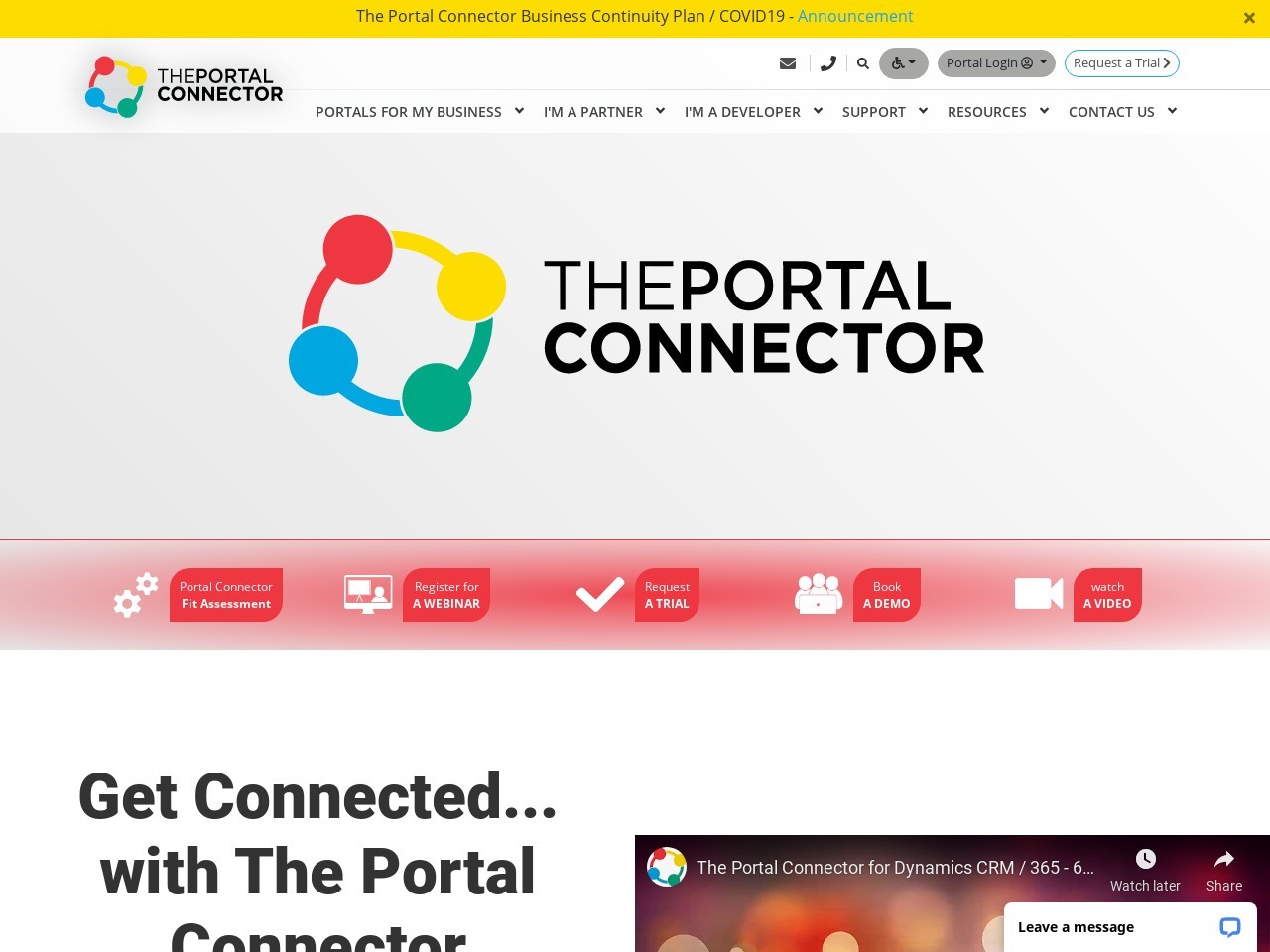 Free Portal for Dynamics 365 - The Portal Connector