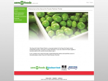 Save-On-Foods Partner Portal - Overwaitea Food Group