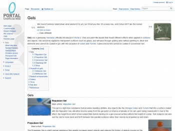 Gels - Portal Wiki