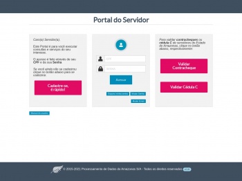 Portal do Servidor: Pages