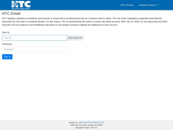 Webmail Login - HTC Connect