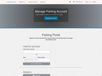 Parking Portal - University of British Columbia