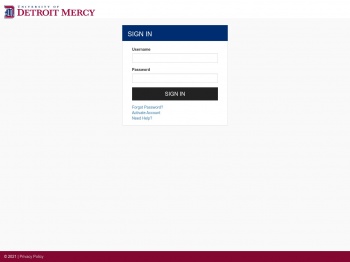 Detroit Mercy Login - University of Detroit Mercy
