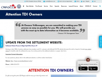 Attention TDI Owners - Owasco Volkswagen