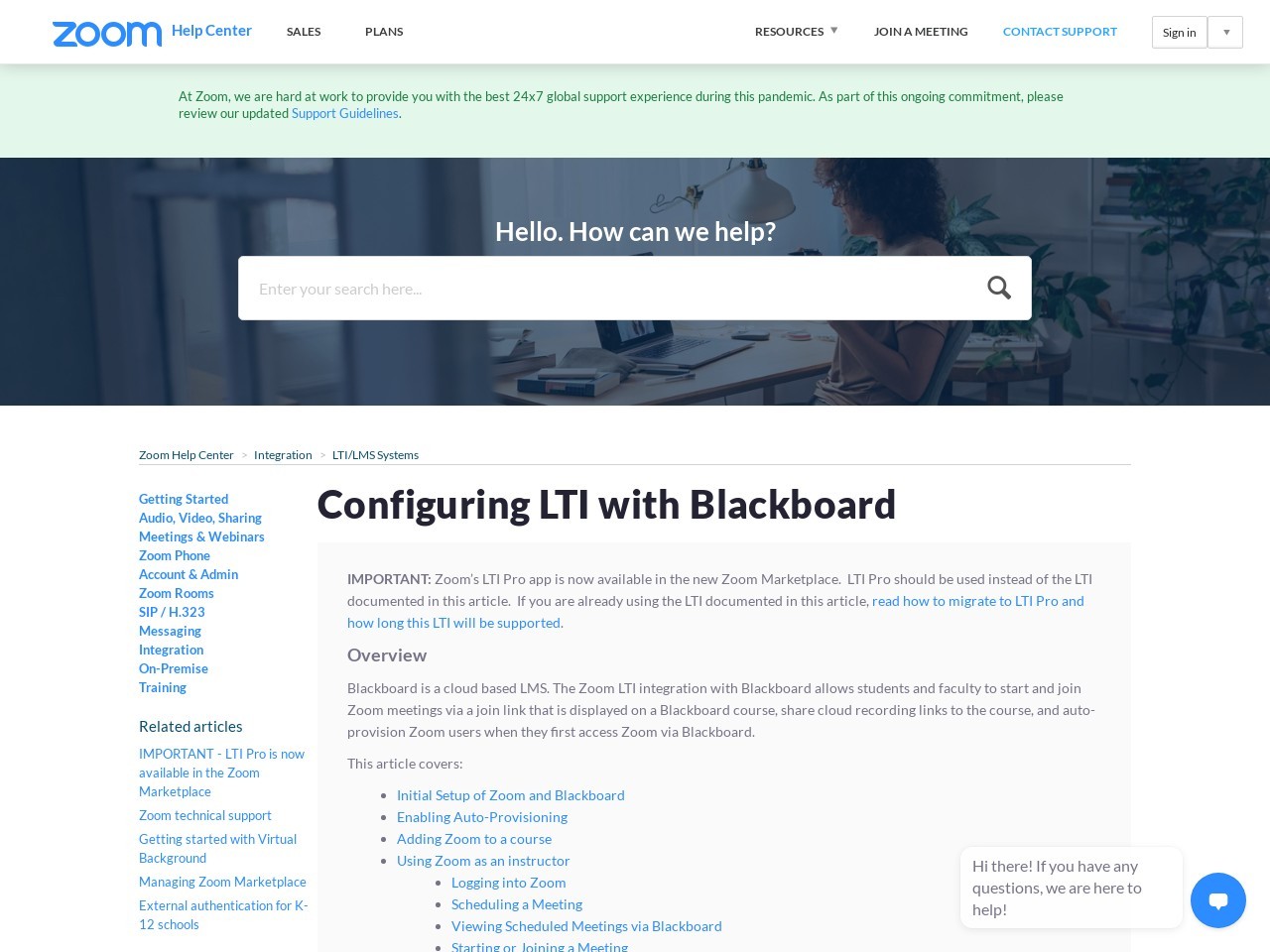 Configuring LTI with Blackboard – Zoom Help Center