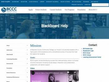 Blackboard Help | Beaufort County Community College