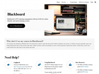 Blackboard - FIT Information Technology