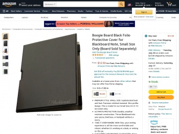 Boogie Board Black Folio Protective Cover for ... - Amazon.com