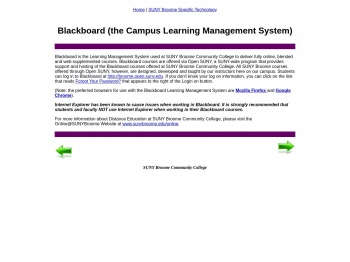 Blackboard - SUNY Broome