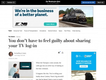 You don't have to feel guilty about sharing your TV login - The ...
