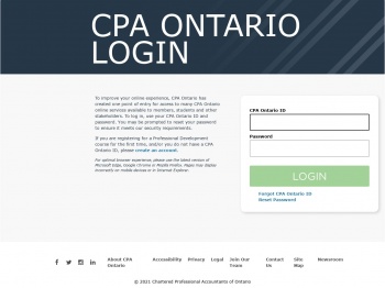 CPA Ontario Login