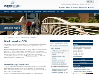 Blackboard - Old Dominion University