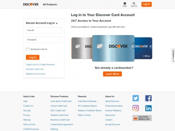 Credit Card Login | Discover Card