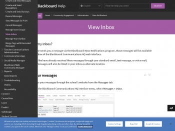 View Inbox | Blackboard Help