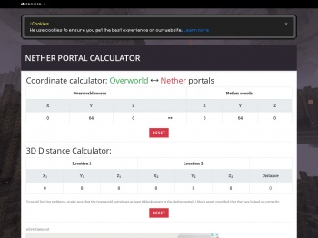 Nether Portal Calculator - MaximumFX